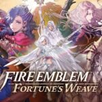 Ilustração de personagens originais do fangame 'Fire Emblem: Fortune's Weave'. Um grupo de guerreiros com armaduras de fantasia, empunhando espadas e lanças, desenhados no estilo clássico de anime tático da franquia
