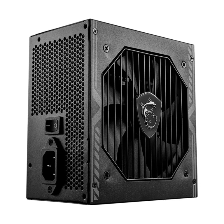 Fonte de alimentação MSI MAG A650BN de 650W, destacando o equilíbrio entre custo e desempenho para PCs gamers.