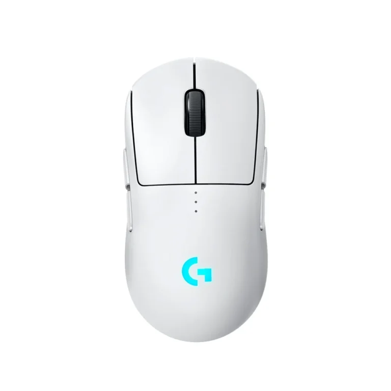 Mouse gamer sem fio Logitech G PRO 2 LIGHTSPEED com sensor de 32K DPI em destaque sobre mousepad