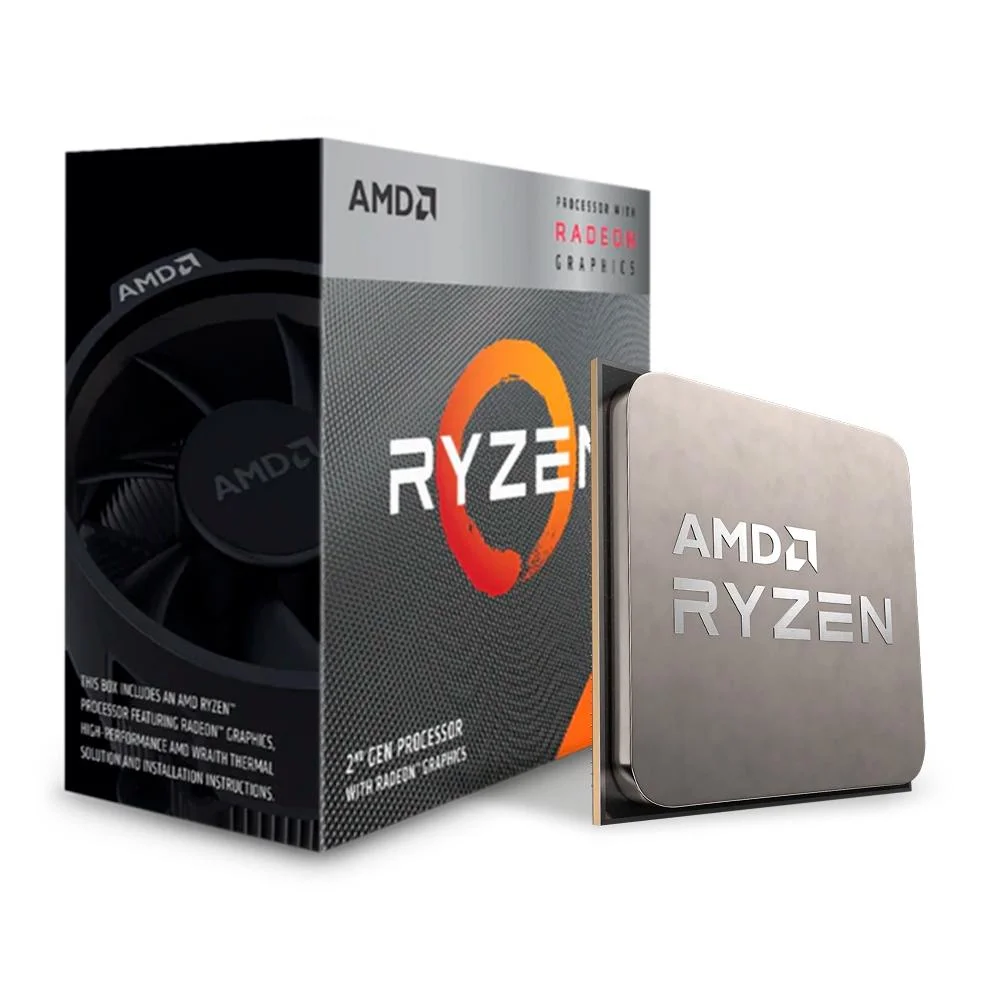 Processador AMD Ryzen 3 3200G com gráficos Radeon Vega, voltado para PCs gamers de entrada